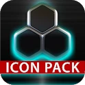 GLOW Turquoise icon pack HD 3D Mod Apk [Paid for free][Free purchase]
