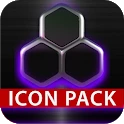 icon pack HD 3D glow purple Mod Apk [Paid for free][Free purchase]