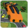 Futuristic Blocky Flying Car