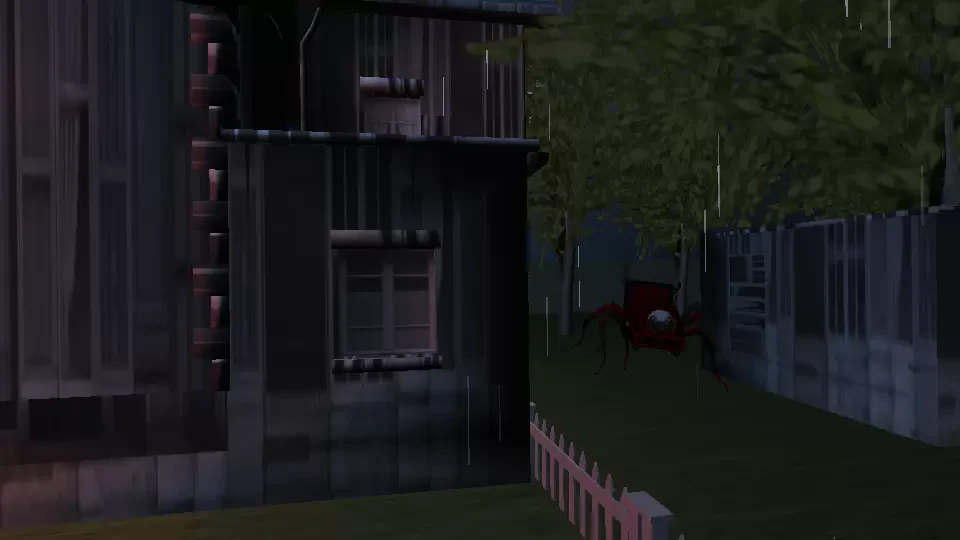 Scary Hidden Spider Train Game