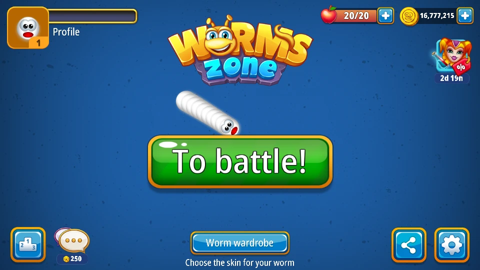 Worms Zone .io - Hungry Snake