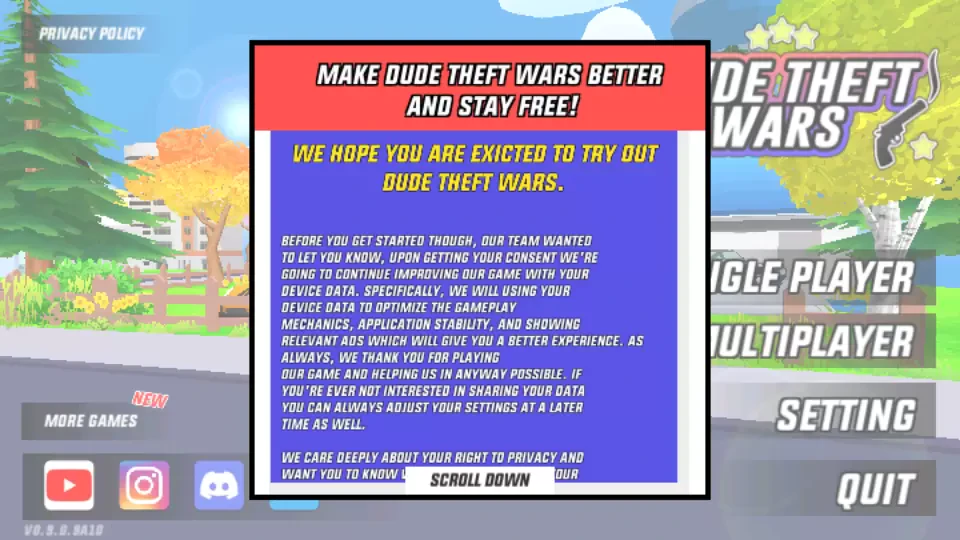 Dude Theft Wars FPS Open world