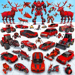 Deer Robot Car Game-Robot Game Mod Apk 1.0.7 [Unlimited money]