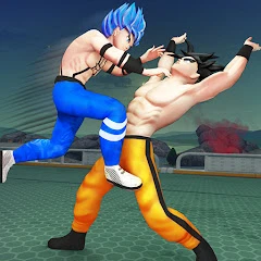 Anime Fighting Game Mod Apk 1.5.3 [Mod Menu][High Damage]