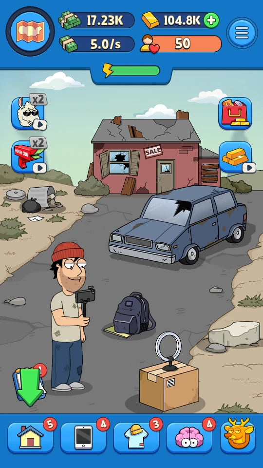 Idle Vlogger - Rich Me!