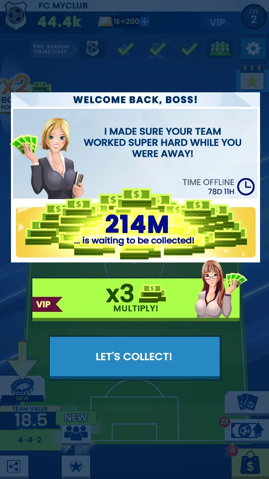 Idle Eleven - Soccer tycoon