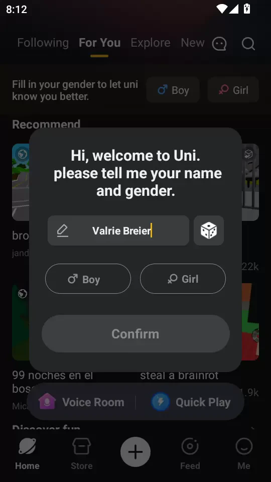 Uni - Craft your world