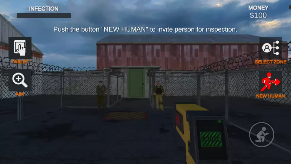 Quarantine Control Zombie Zone