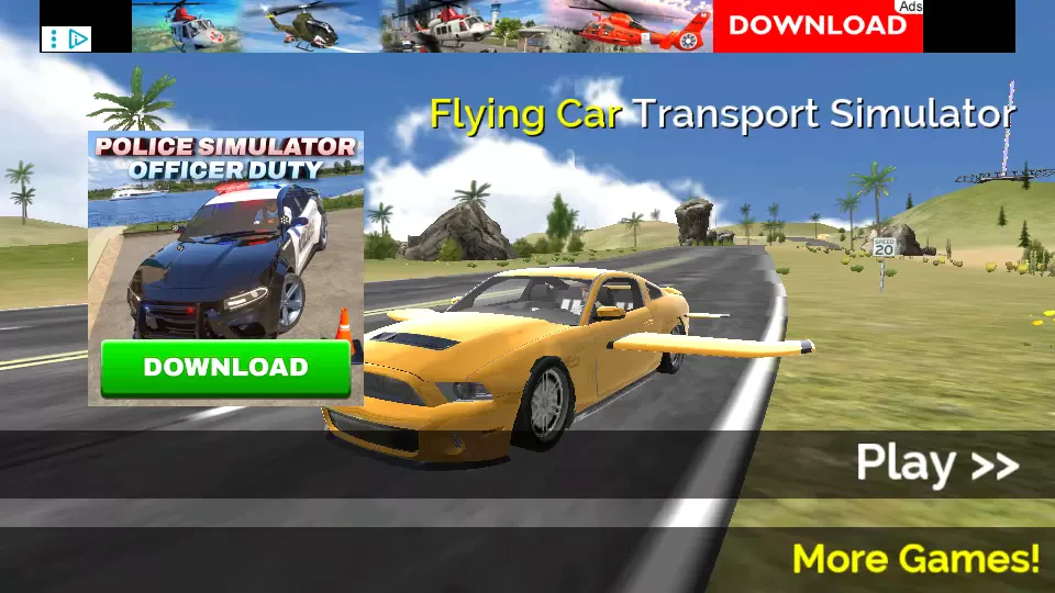 Flying Car Transport Simulator
