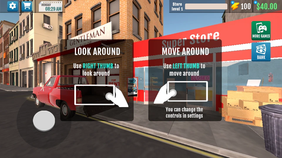 Supermarket Manager Simulator