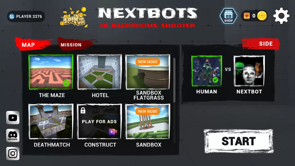 Nextbots In Backrooms: Shooter