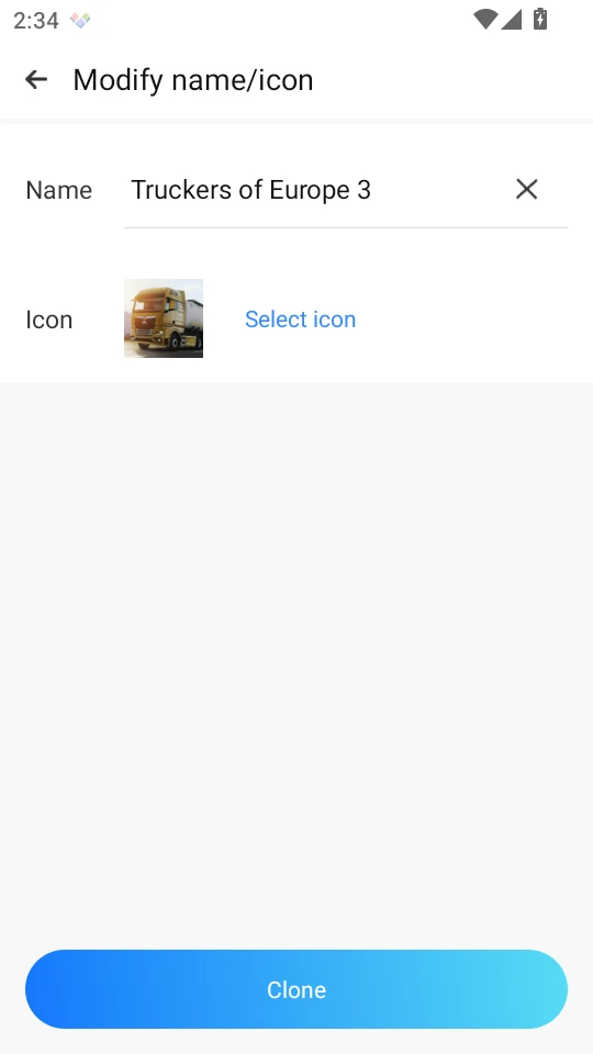 Clone App-Parallel Dual Space