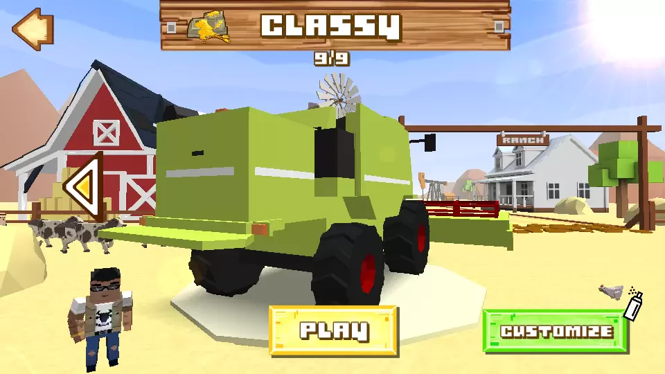 Blocky Farm Racing & Simulator