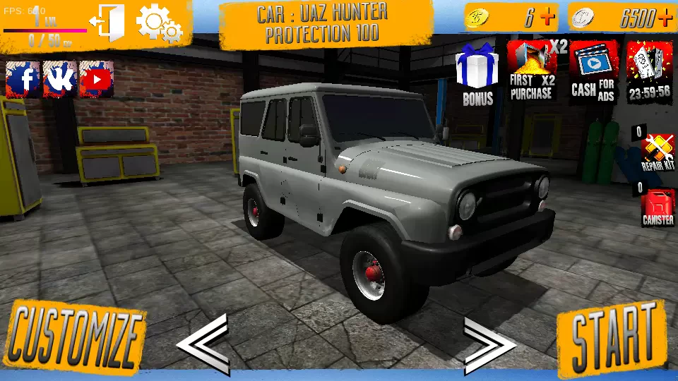 WHEELS IN MUD : OFF-ROAD 4x4