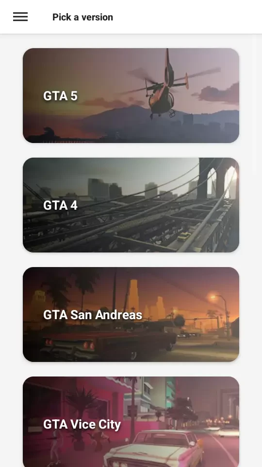 Cheats for all GTA