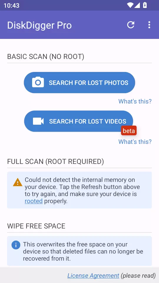 DiskDigger Pro file recovery