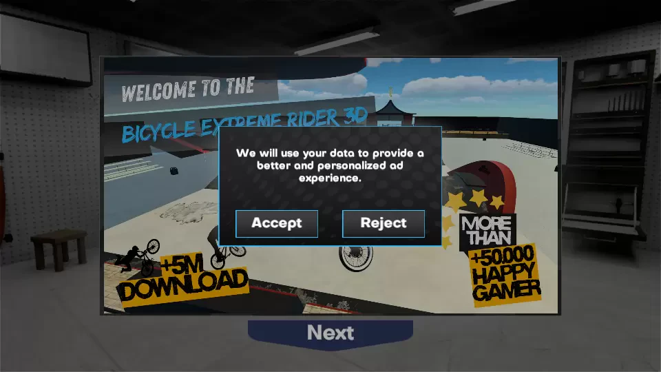 Bicycle Extreme Rider 3D