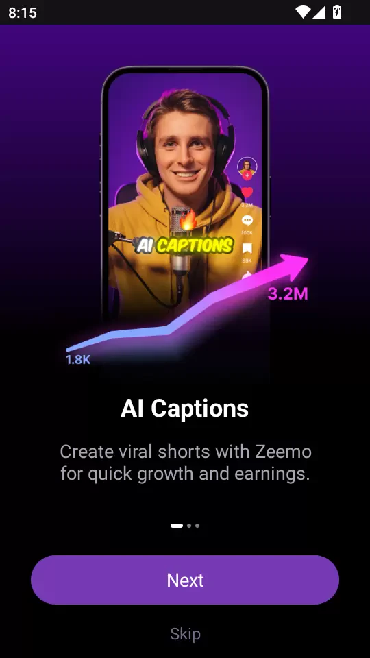 Zeemo:AI video maker & Caption