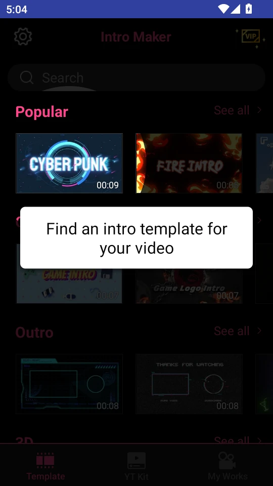 Intro Maker -video intro outro