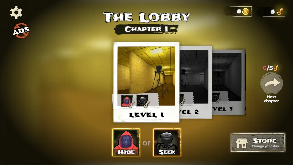 Hide in The Backrooms: Horror