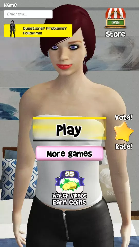 My Virtual Girl at home Shara