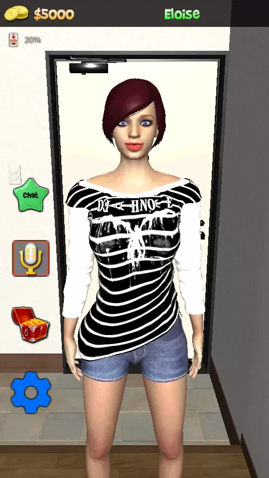 My Virtual Girl at home Shara