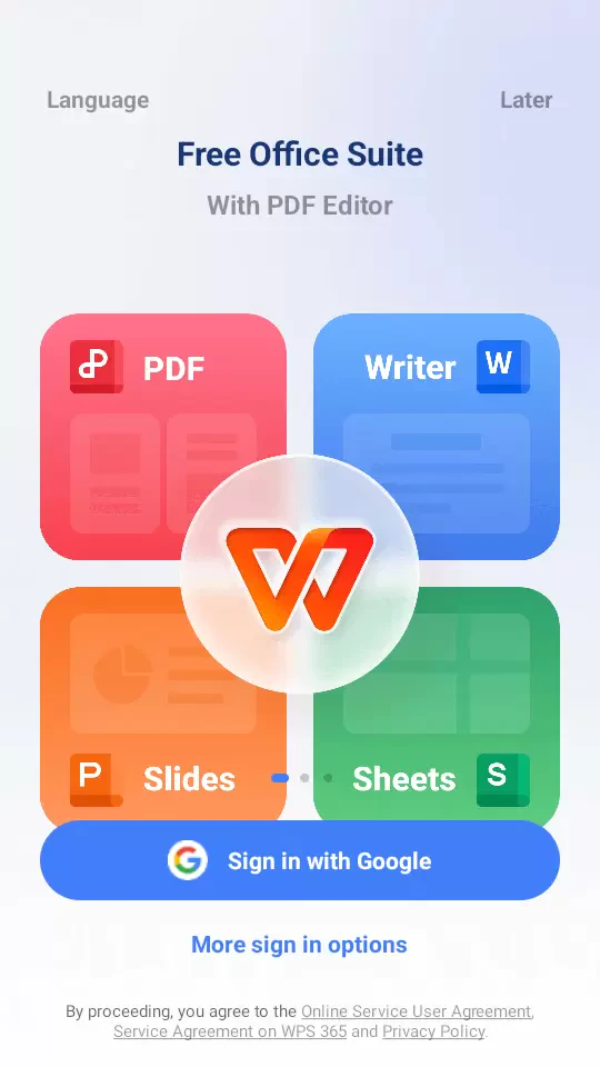 WPS Office-PDF,Word,Sheet,PPT