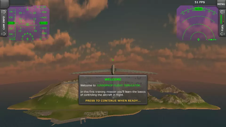 Turboprop Flight Simulator