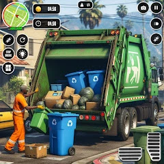 Garbage Truck Driving Games 3d