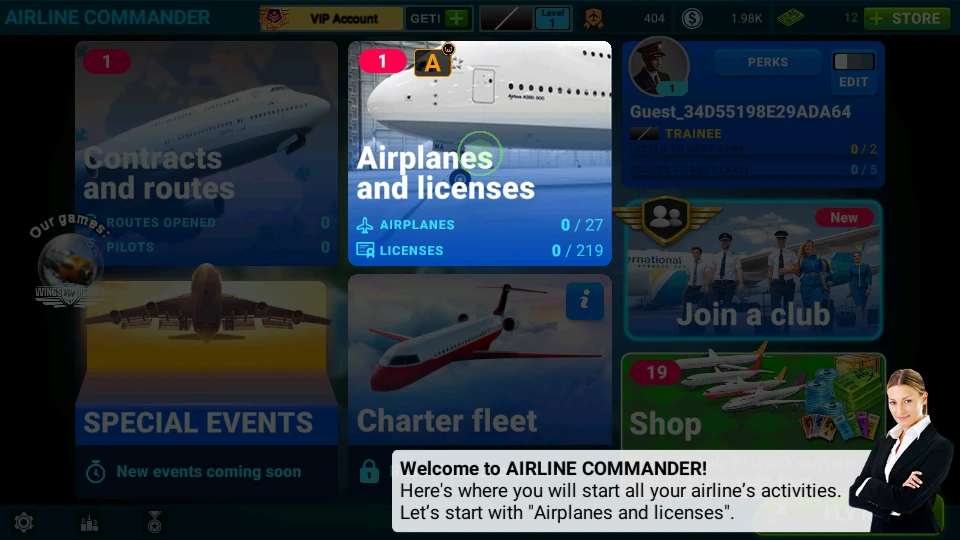 Airline Commander: Flight Game