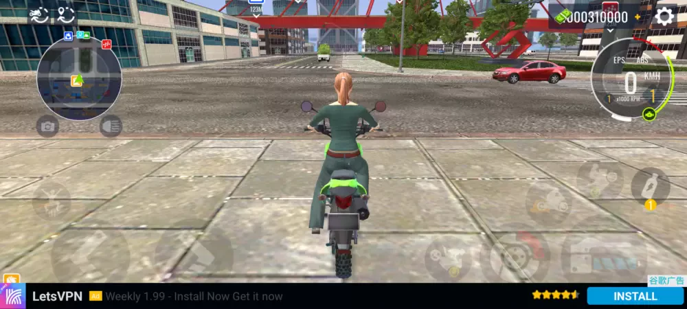 Driving Motor Racing Simulator