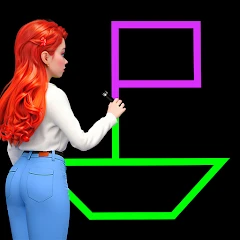 Single Line Puzzle Drawing Mod Apk [Без рекламы][Мод на скорость]