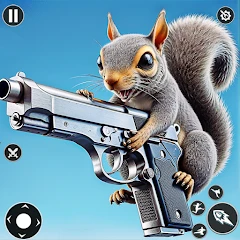 Squirrel Hero 3D Gun Master