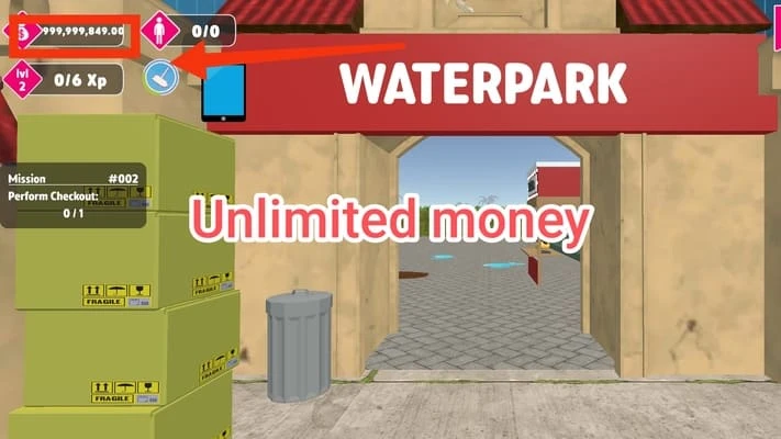 Waterpark Manager Simulator MOD APK Review And Video Guide for Android Banner