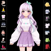 لعبة تلبيس ومكياج دمية الانمي Mod Apk 0.8 [ازالة الاعلانات][المال غير محدود]