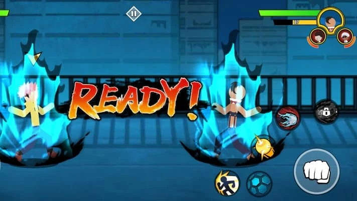 Stickman Cursed: Phantom Fight мод