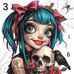 Macabre Color Paint By Number Mod