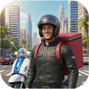 Motorcycle Courier Rush Sim
