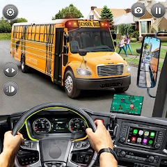 School Bus Games Simulator 3D