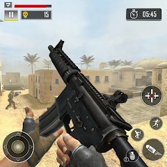 FPS Komando Ateşli Silah Oyunu Mod Apk 1.0.24 [Mod Menu][God Mode]