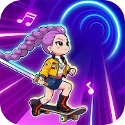 Beat Rider: Neon Rush Mod Apk [Remove ads][Mod speed]