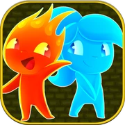 Fireboy Watergirl Shooter Alien - Teamwork game Mod apk