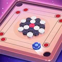 Lure Carrom - Meet friends Mod Apk [Hapus iklan][Mod Kecepatan]