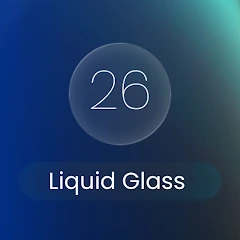 Liquid Glass 26 Round Icons Mod Apk 1.4 [Penuh]