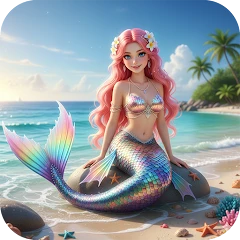 حورية البحر أميرة محاكاة لعبه Mod Apk 1.17 [ازالة الاعلانات][Mod speed]