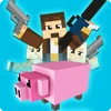 Pixel Shooting Blocky Island Mod Apk [Remove ads][Mod speed]