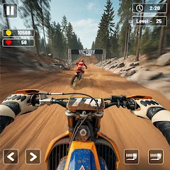 موتوكروس MX لعبة الترابية الدر Mod Apk 3.8 