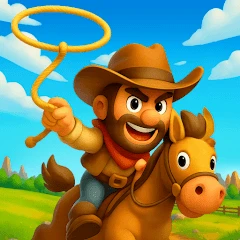 Cowboy Lasso Master: Idle Game Mod Apk [Free purchase]