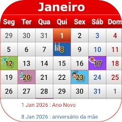 Portugal Calendário 2026 Mod Apk [Free purchase][Mod speed]