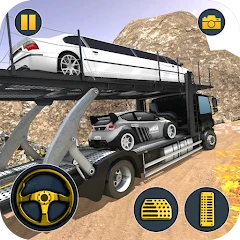 Car Transporter Trailer Truck Mod Apk 5.0 [Reklamları kaldırmak][Mod speed]